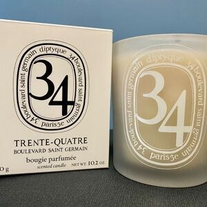 Brand NIB, Diptyque 34 BOULEVARD SAINT GERMAIN Medium Candle